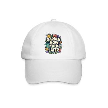 JARDIN MAINTENANT PARLONS PLUS TARD Sieste - Casquette classique - blanc/blanc - Devant