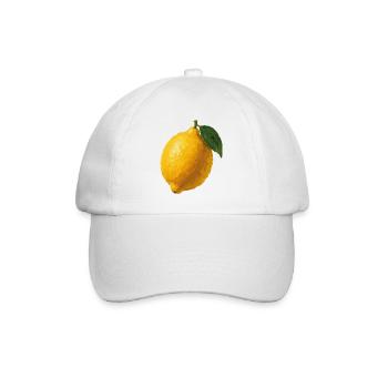 Citron dans des nuances de jaune - Casquette classique - blanc/blanc - Devant