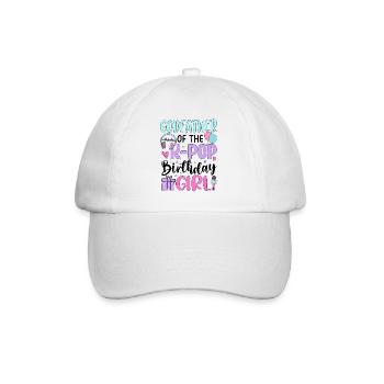 Godfather of The K-Pop Birthday Girl - Baseballkappe - Weiß/Weiß - Vorne