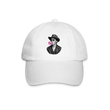 Billy the Kid avec du chewing-gum - Casquette classique - blanc/blanc - Devant