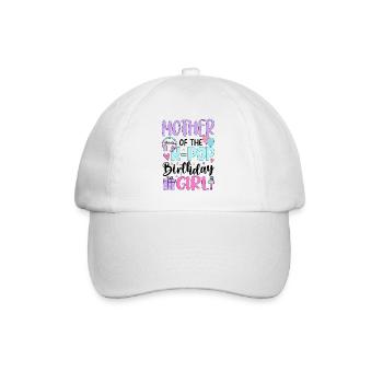 Mère de la fille d’anniversaire de la K-Pop - Casquette classique - blanc/blanc - Devant