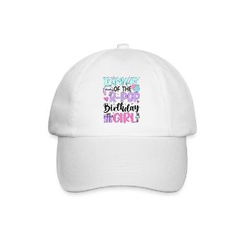 Coéquipière de la fille d’anniversaire de la K-Pop - Casquette classique - blanc/blanc - Devant