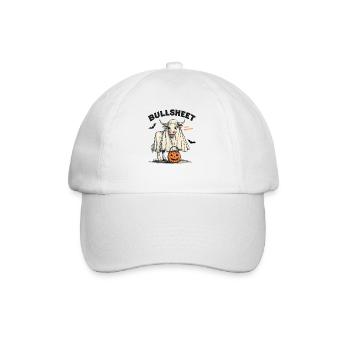 Fête d’Halloween pour déguiser un vache de vache et un porte-animaux de compagnie - Casquette classique - blanc/blanc - Devant
