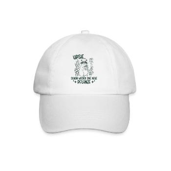 Schon wieder eine neue Pflanze Waschbär - Baseballkappe - Weiß/Weiß - Vorne