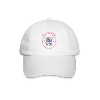 Bientôt Maman 2027 Annonce Grossesse Cadeau - Casquette classique - blanc/blanc - Devant