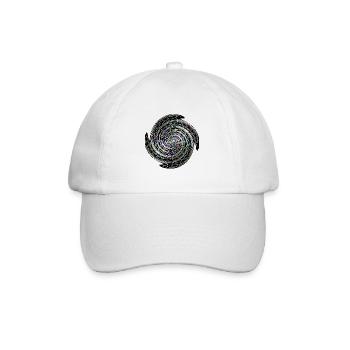 Spirale tourbillonnante de couleur - Casquette classique - blanc/blanc - Devant