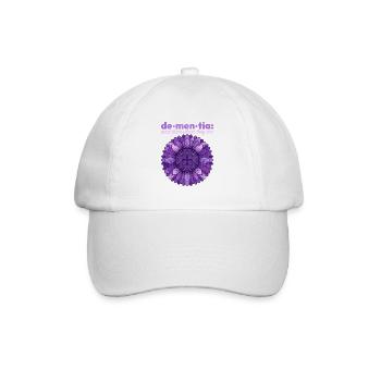 Sentier des Fleurs de Démence : Rencontrez-les - Casquette classique - blanc/blanc - Devant