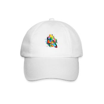 Greyhound Greyhound Retro Vintage Dog Greyhound - Baseball Cap - white/white - Front