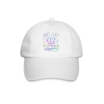 Retired 2027 Not My Problem Anymore - Baseball Cap - white/white - Front