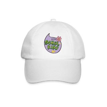 Schulkind 2026  - Baseballkappe - Weiß/Weiß - Vorne