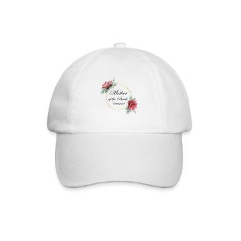 Mother Bride Roses - Baseball Cap - white/white - Front