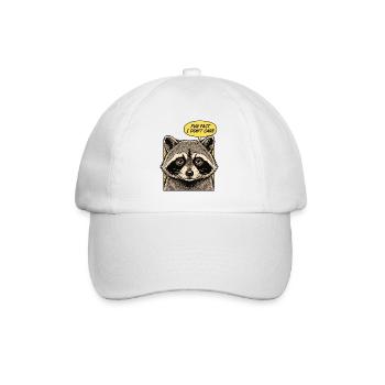 Fait amusant et sarcastique drôle, je m’en fiche - Casquette classique - blanc/blanc - Devant