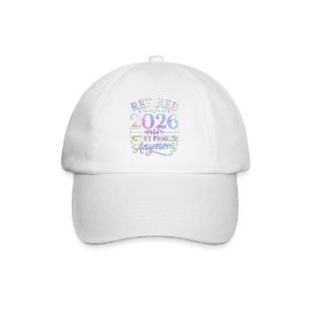 Retired 2026 Not My Problem Anymore - Baseball Cap - white/white - Front