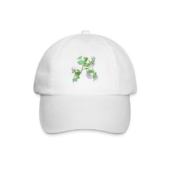 Photo de mes mauves semées moi-même - Casquette classique - blanc/blanc - Devant