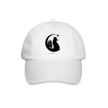 Forêt de la Lune du Renard - Casquette classique - blanc/blanc - Devant