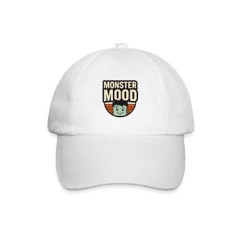 Süßes Halloween-Monster – Monsterstimmung - Baseballkappe - Weiß/Weiß - Vorne