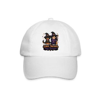 Hexen-Meute - Baseballkappe - Weiß/Weiß - Vorne
