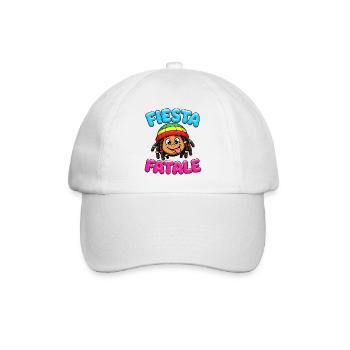 Fiesta Fatale Rasta Cartoon - Casquette classique - blanc/blanc - Devant