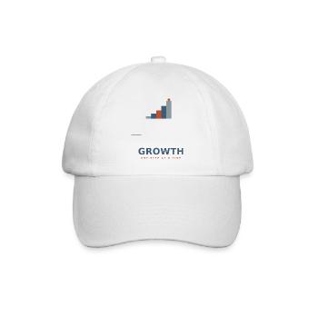growth_design - Baseballkappe - Weiß/Weiß - Vorne