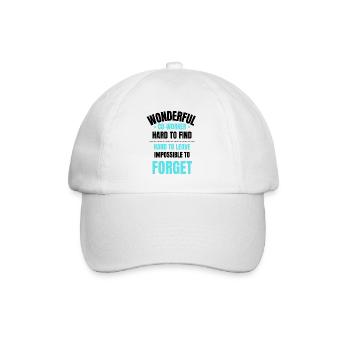 Coworker Farewell Gift - Baseball Cap - white/white - Front