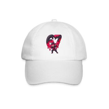 Drip Ninja 67 Neon Drops - Baseball Cap - white/white - Front