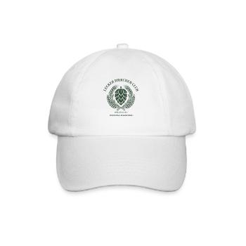 Lecker Bierchen Club Official Member - Baseballkappe - Weiß/Weiß - Vorne