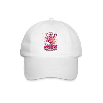 Aus dem Weg Ich bin ein Hobby Horse - Baseballkappe - Weiß/Weiß - Vorne