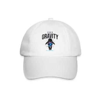 Zero Gravity Astronaut Erde Weltraum - Baseballkappe - Weiß/Weiß - Vorne