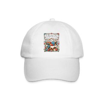 One More Stitch Embroidery Love - Baseball Cap - white/white - Front