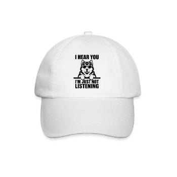 Alaskan Malamute Sayings Alaskan Malamute Gift - Baseball Cap - white/white - Front