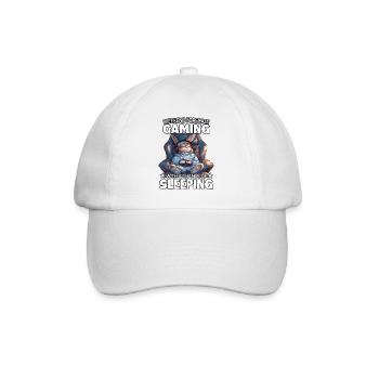Jeux du week-end : Lapin endormi - Casquette classique - blanc/blanc - Devant