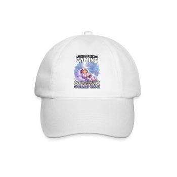 Weekend Gaming Sleep Mode Sloth - Baseball Cap - white/white - Front