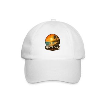 Punta Cana Dominican Republic Caribbean Holidays - Baseball Cap - white/white - Front