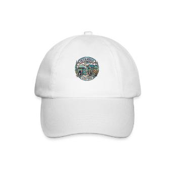 Istanbul Turkey Cats - Baseball Cap - white/white - Front