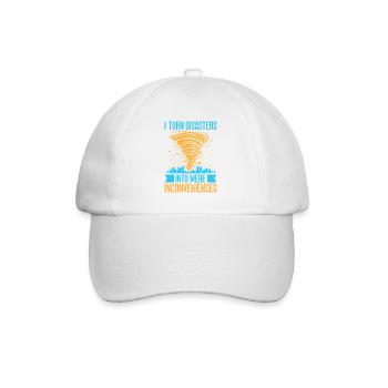 Insurance Agent Inconveniences Funny Insurance - Baseball Cap - white/white - Front