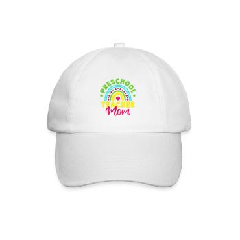 Pre K Teacher Preschool Mom Kindergarten Teacher - Baseball Cap - white/white - Front