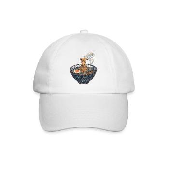 Slurping expressly allowed - Baseball Cap - white/white - Front