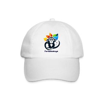 Color Monkey - Baseball Cap - white/white - Front