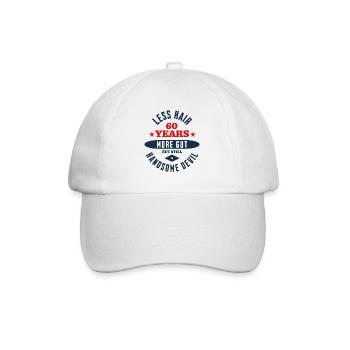 60th Birthday Devil - Baseball Cap - white/white - Front