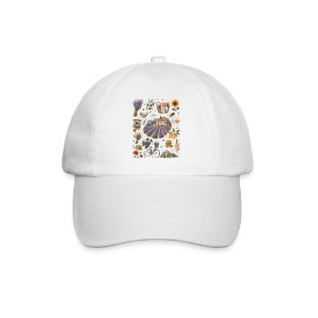 Provence | Lavande, indulgence et le Sud de la France - Casquette classique - blanc/blanc - Devant