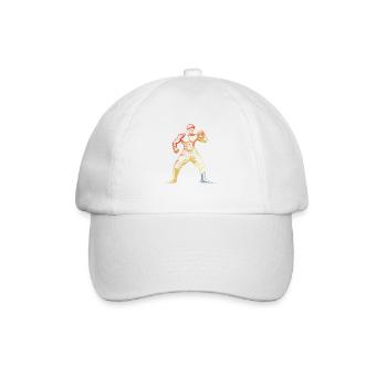 Kickboxer Retro - Baseballkappe - Weiß/Weiß - Vorne