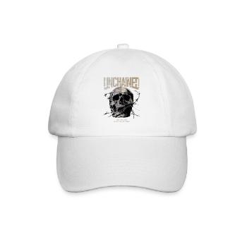 Unchained Skull Barbed Wire - Baseball Cap - white/white - Front