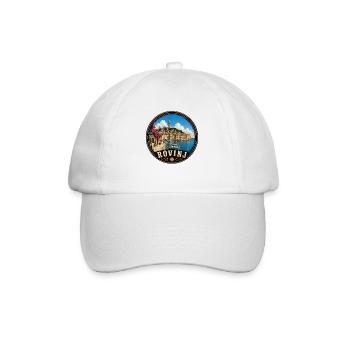 Rovinj Kroatien Altstadt Urlaub Kultur - Baseballkappe - Weiß/Weiß - Vorne