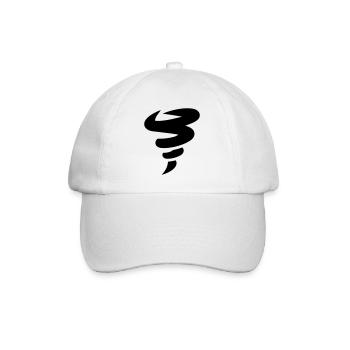 tornado - Baseball Cap - white/white - Front