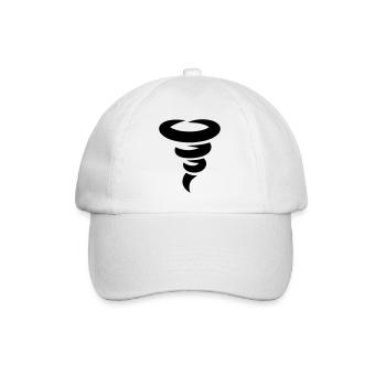 tornado - Baseball Cap - white/white - Front