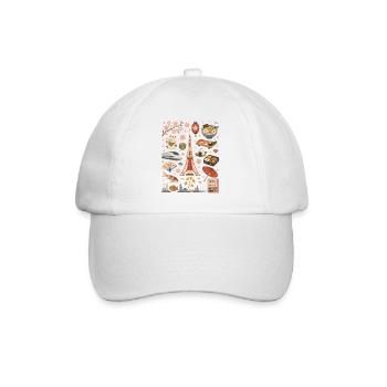 Tokyo | Sakura, Ramen & Big City - Baseball Cap - white/white - Front