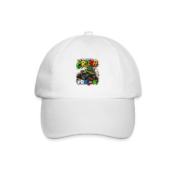 T-Rex Monster Truck Preschool - Baseball Cap - white/white - Front