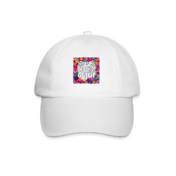 Voici ma tenue au crochet - Casquette classique - blanc/blanc - Devant