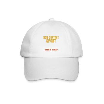 Fencing They Said Non-Contact Sport They Lied Funn - Baseball Cap - white/white - Front