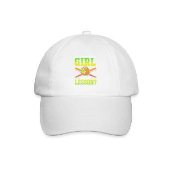 Softball Mama - Baseballkappe - Weiß/Weiß - Vorne